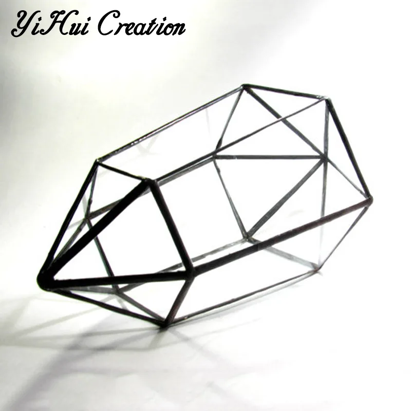Необычная Геометрическая поделка стеклянная теплица/Геометрическая теплица