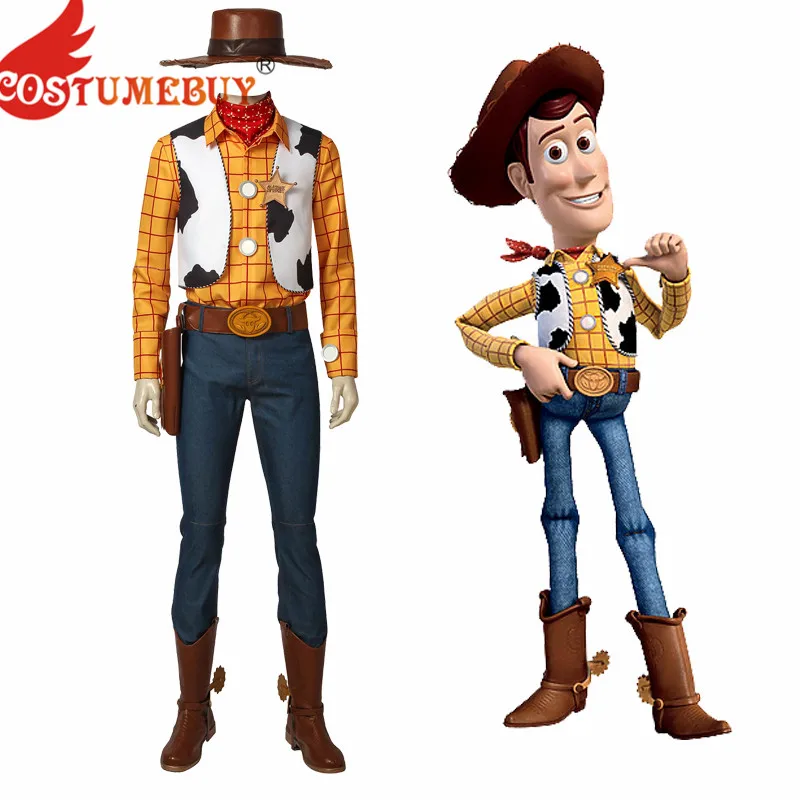 CostumeBuy игрушка история Косплей деревянный костюм Ковбой костюм шляпа карнавальный наряд взрослые мужчины супергерой Хэллоуин праздничные на заказ