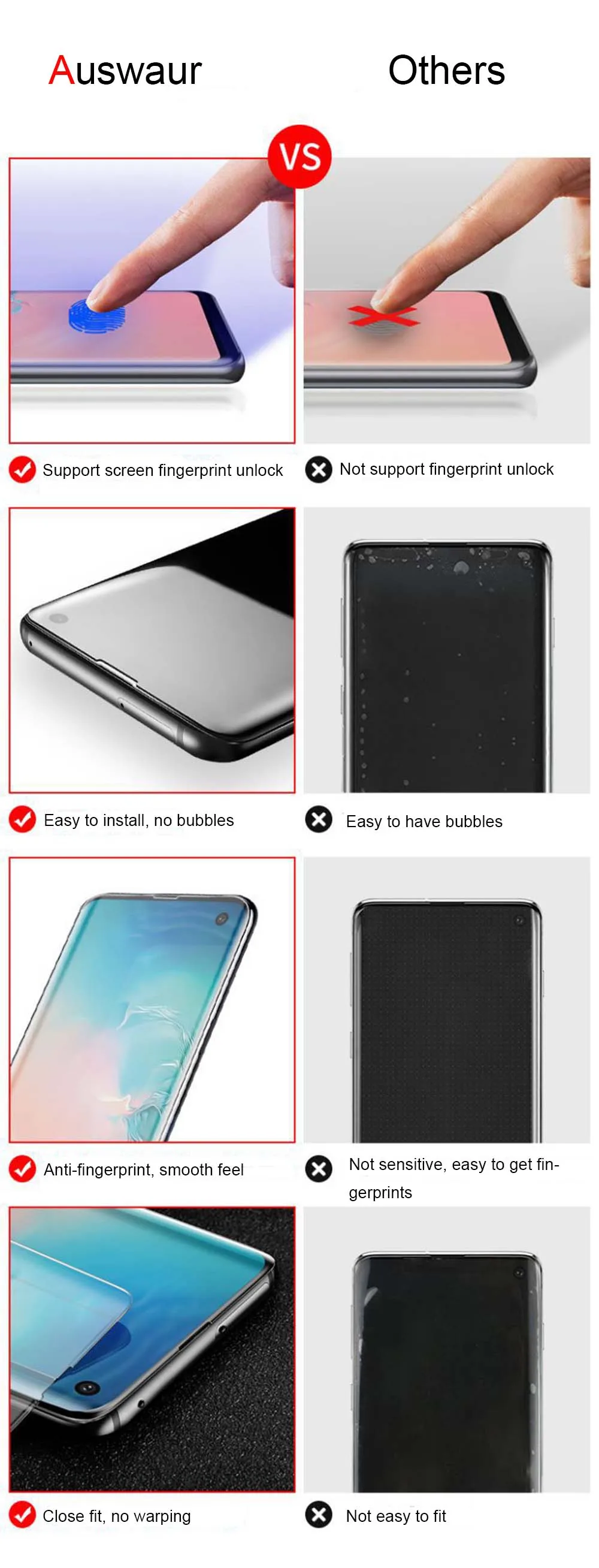 2 шт./компл. нано жидкий полный клей UV закаленное Стекло для samsung Galaxy S10 Edge Plus 5G Note 8 9 10 PLUS S8 S9 Экран протектор
