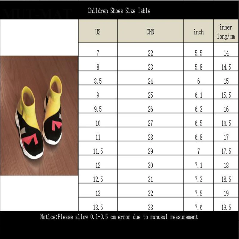 

Knitted breathable children's sports shoes for boys and girls running shoes breathable hollow socks shoes casual shoes