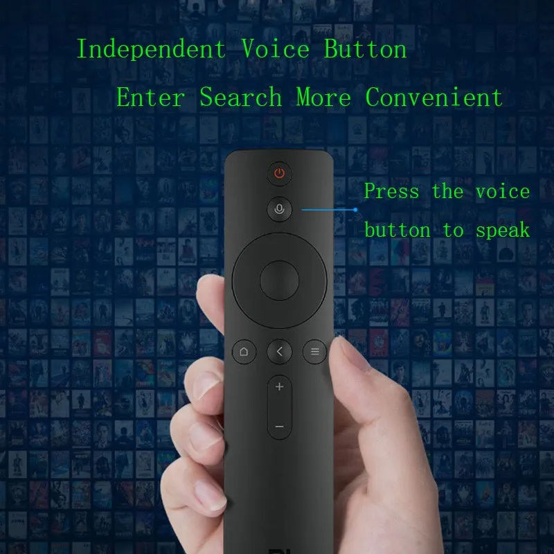 Оригинальный Xiaomi mi Bluetooth голосовой пульт дистанционного управления для Xiao Smart tv 4A