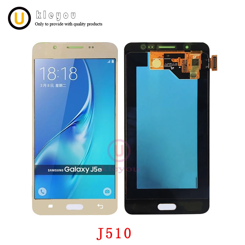 ЖК дисплей Дисплей J510 Оригинал OLED тестирование работы Сенсорный экран сборки для