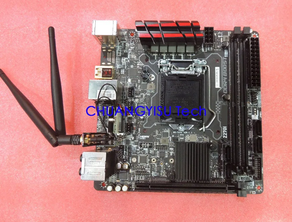Бесплатная доставка CHUANGYISU Z270 ITX материнская плата для Z270I CORSAIR GAMING PRO CARBON AC socket 1151