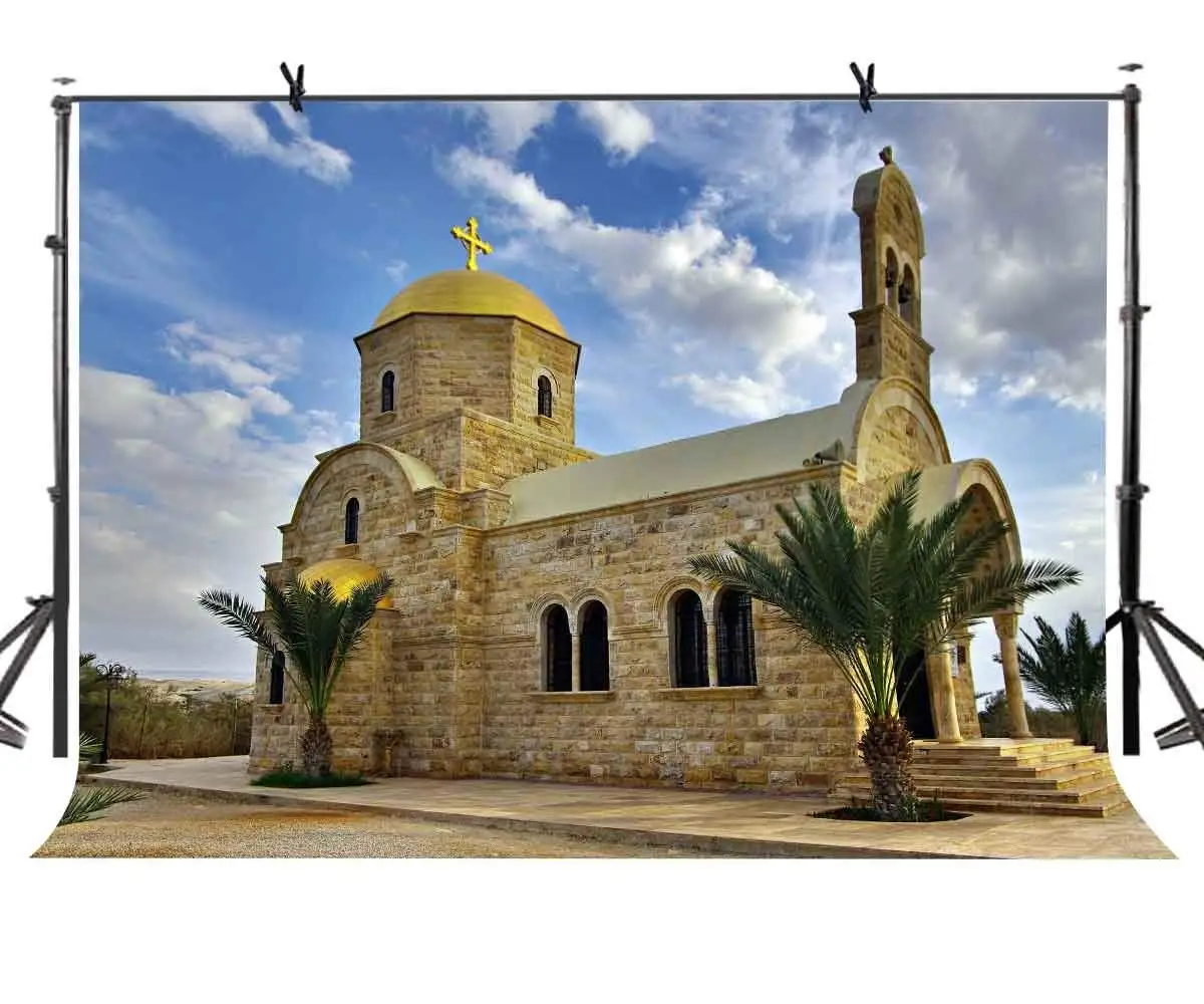 

7x5ft Church Backdrop Holy Christ Church Religious Photography Background and Studio Photography Backdrop Props
