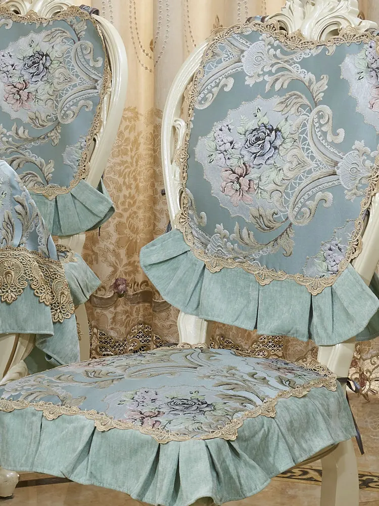 High grade Europe Chair cover Handmade lace chair cushion set dining covers | Дом и сад