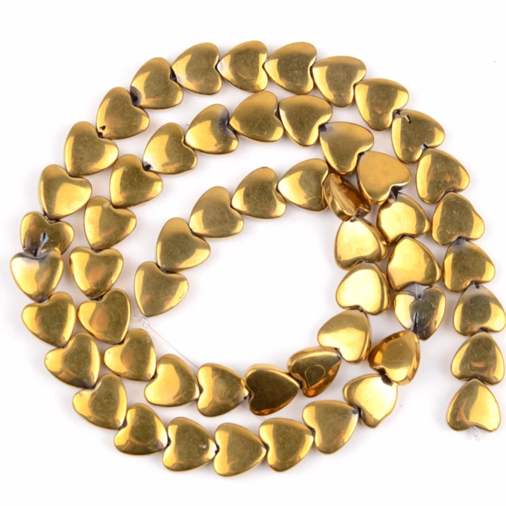 Wholesale 6*5mm Heart Shape Hematite Beads Diy Bracelet Necklace Jewellery Natural Stone For Making Jewelry Accessories | Украшения и