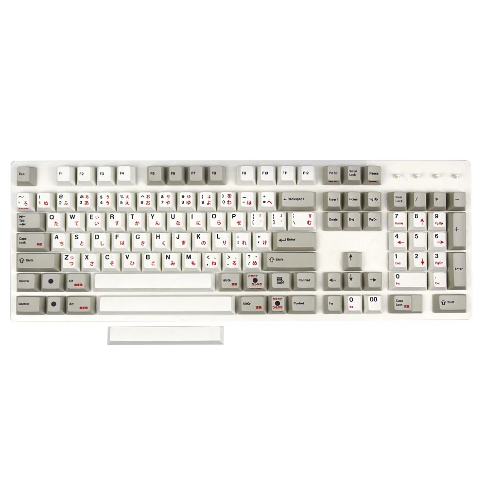 Epbt BR JP keycaps Enjoypbt черные и красные японские брелки Вишневый профиль Due-sub 117 клавиши для cherry mx механическая клавиатура - Цвет: Epbt BR JP keycaps