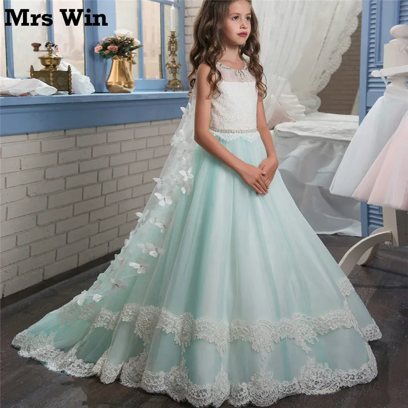 Элегантное Пышное Бальное Платье пышные платья для маленьких девочек кружевное