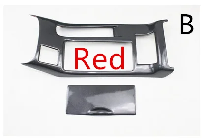 Handbrake B Red Красная внутренняя отделка CD панель шестерни/ручной тормоз воздушный выход рамка для Mitsubishi Lancer 2009 10 11 12 13 14 15 AA421 - Название цвета: Handbrake B Red