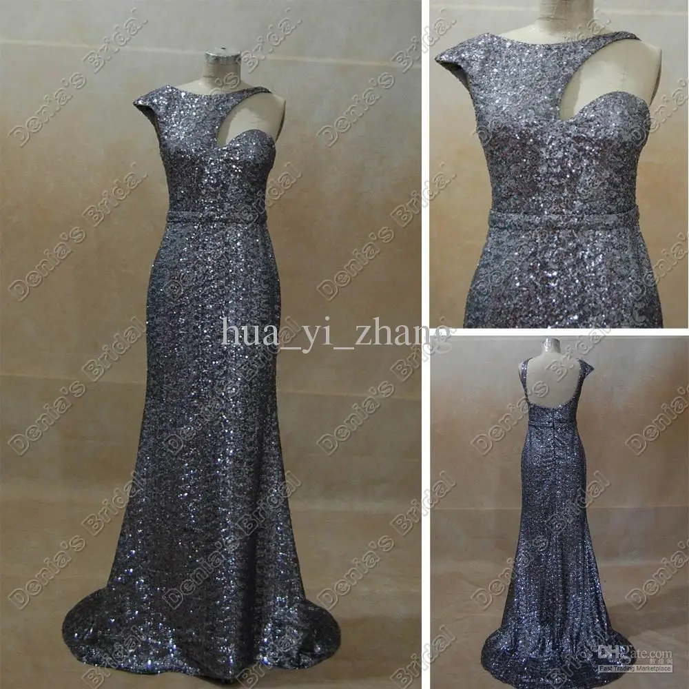Vestidos formales длинный Наоми ватт 85 й Оскар мужской костюм платья Металл Серебро