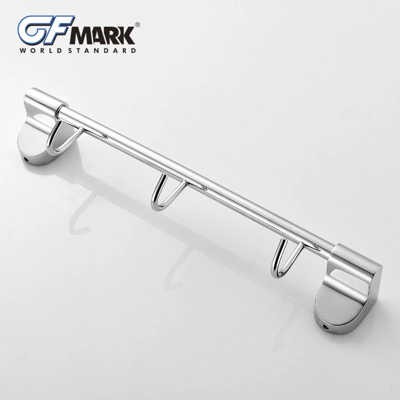 GFmark 3/4/5/настенный крючок хромированный держатель для полотенец вешалка одежды