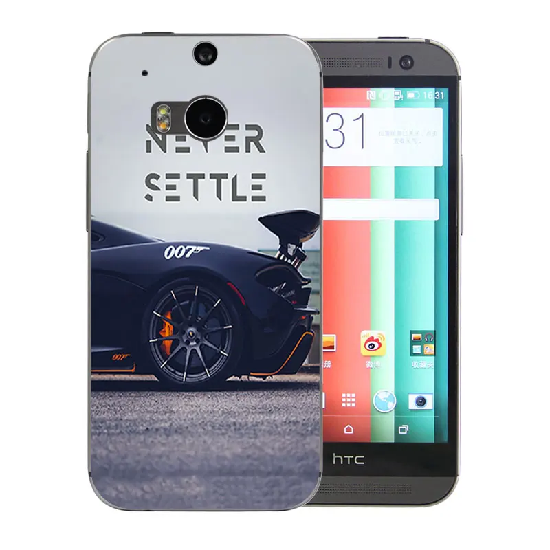 Силиконовый чехол для HTC One M8 мобильного телефона мягкий из ТПУ M 8 цветов тонкий