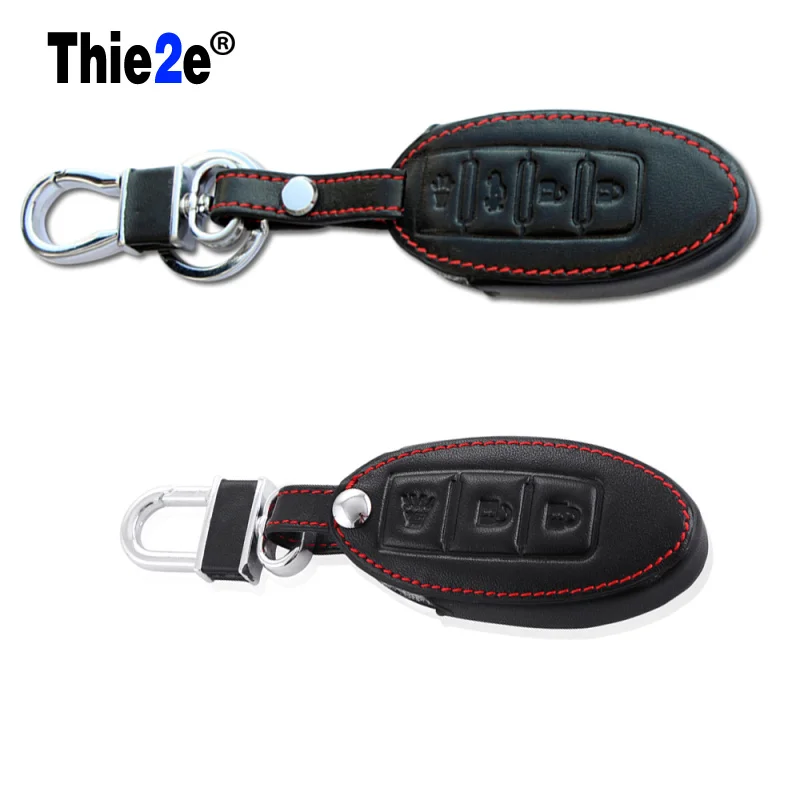 Кожаный чехол для ключей автомобильных женских/X Trail/ Livina/ Sylphy/ Tiida/брелок