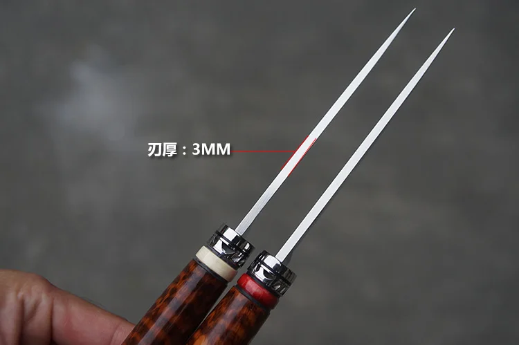 Нож из CPM-M390 стали 60HRC, нож для рыбы, инструмент для повседневного использования, фиксированное лезвие, прямой нож snakewood, высокопрочный нож для выживания на природе