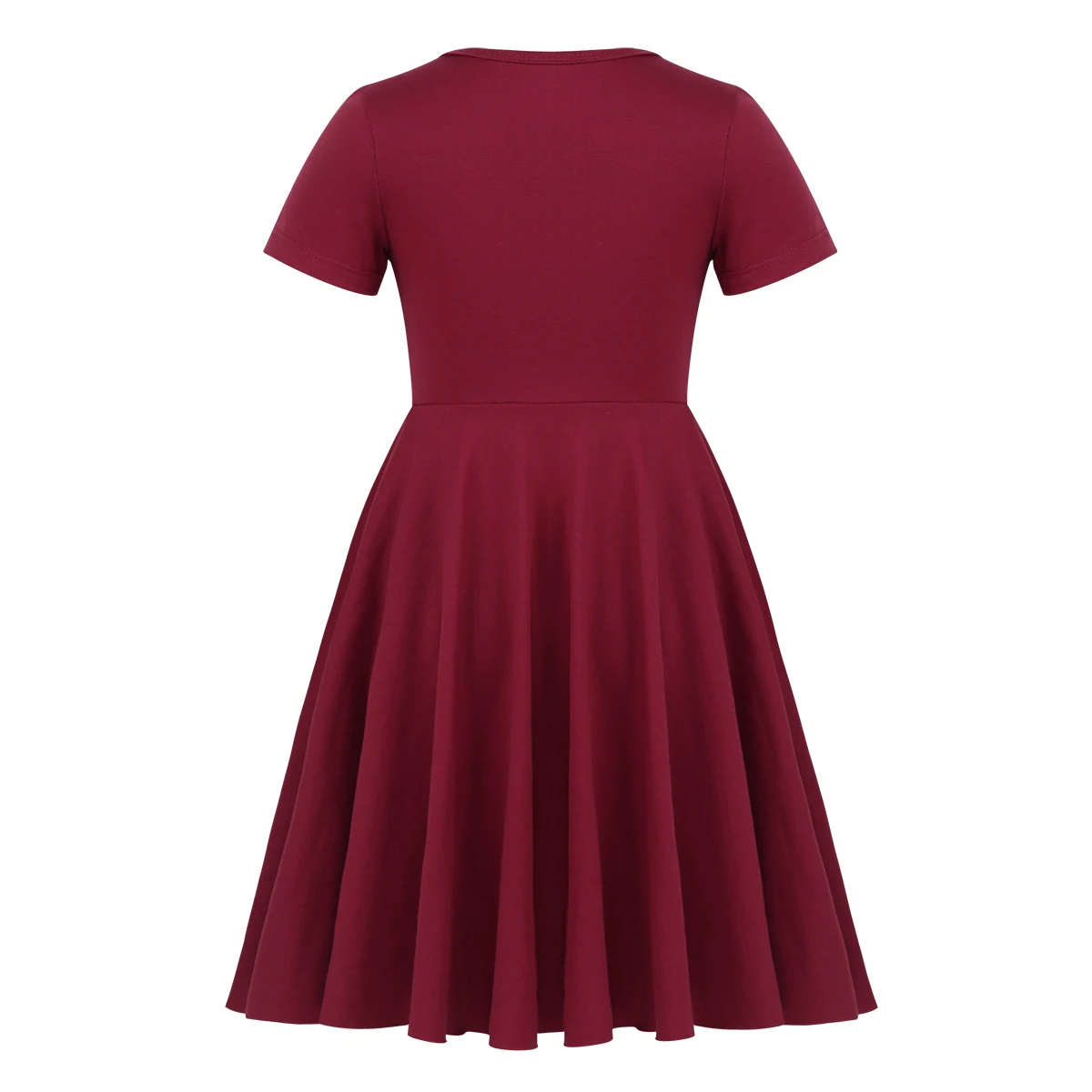 New Arrival Children Kids Girls Flower Girl Dresses Short Sleeves High Waist A Line Formal Party Birthday Clothes | Свадьбы и