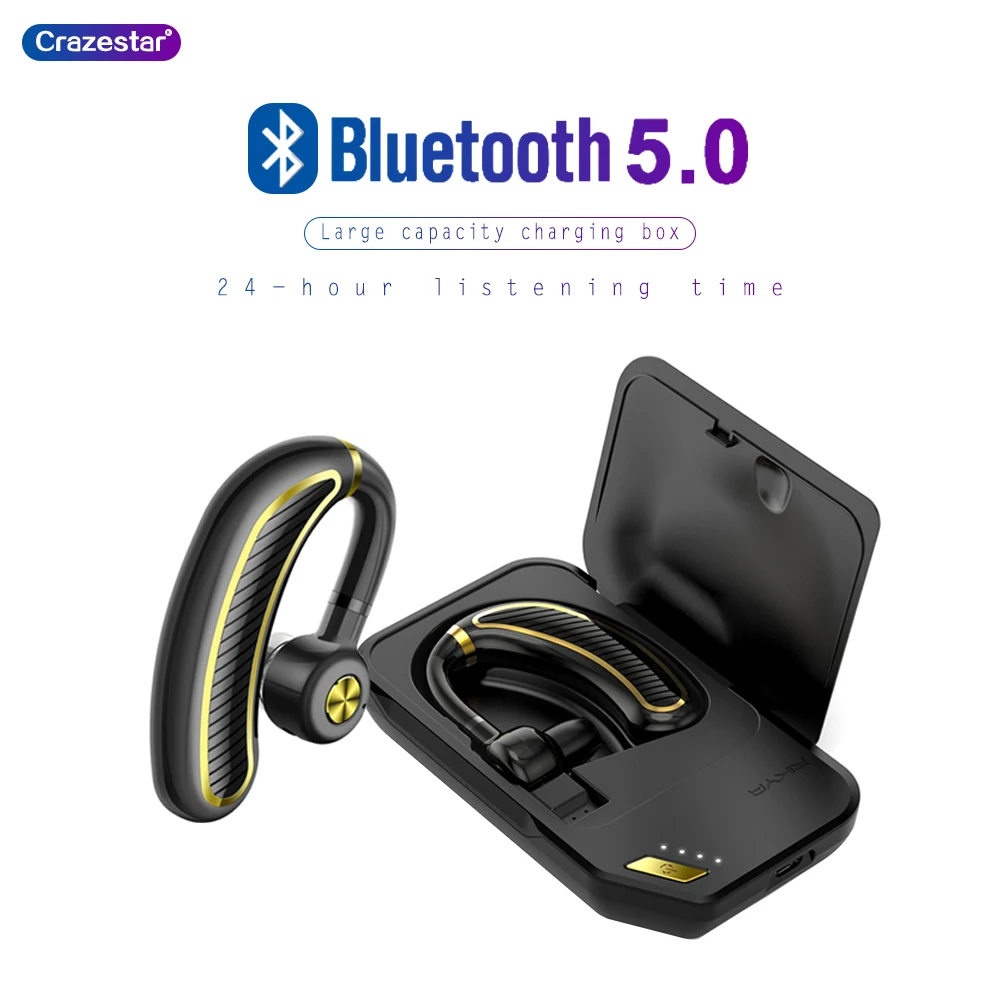 Новые беспроводные Bluetooth наушники свободные руки стерео бизнес 24 часа время