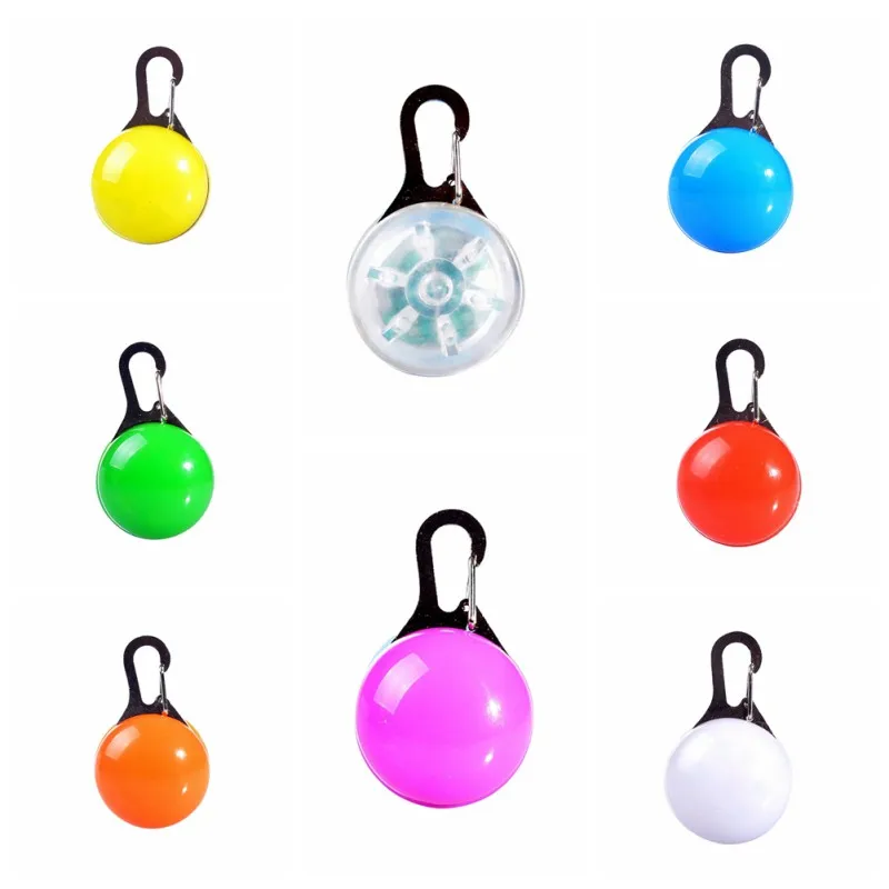 Pet LED pendant flashlight glow night safety dog anti-lost luminous bright decorative collar pet supplies | Дом и сад