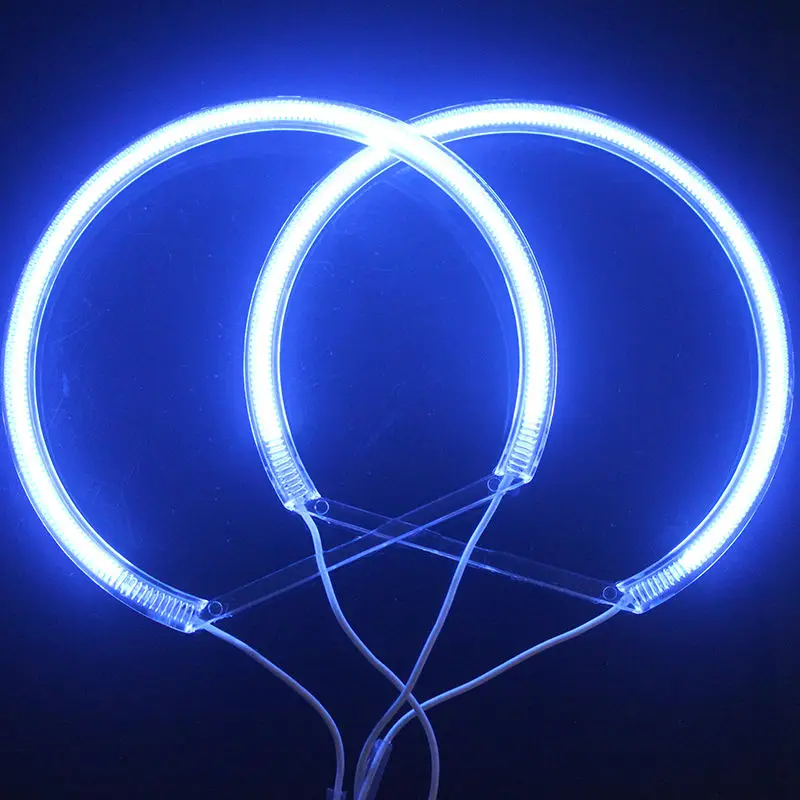 4 шт. автомобильные ангельские глазки кольцевые светодиодные огни гало дневные