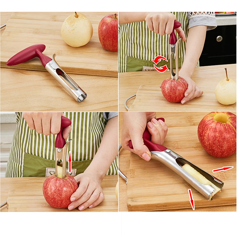 1 шт. инструмент для удаления яблок и фруктов|kitchen tools|apple corercore remover |