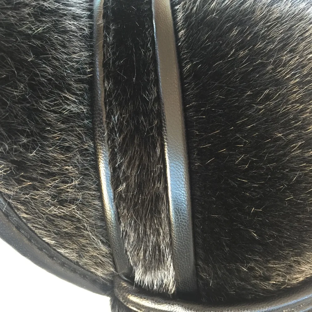 Зимняя шапка-Авиатор с мягкой подкладкой и плоским верхом Высококачественная