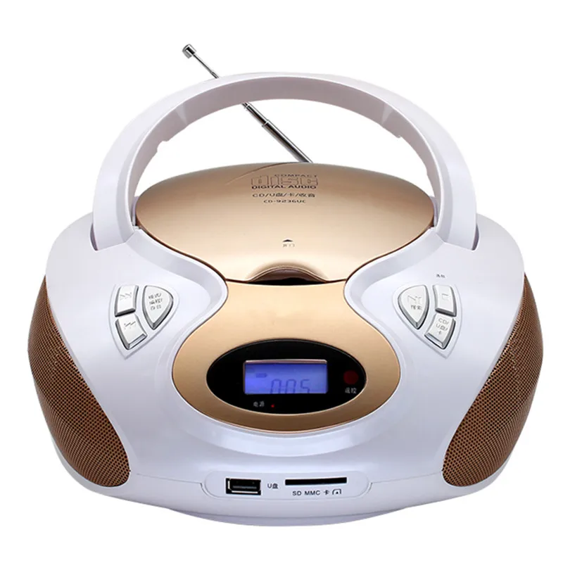 Портативный CD плеер устройство для обучения плода USB SD / MMC MS карта U диск