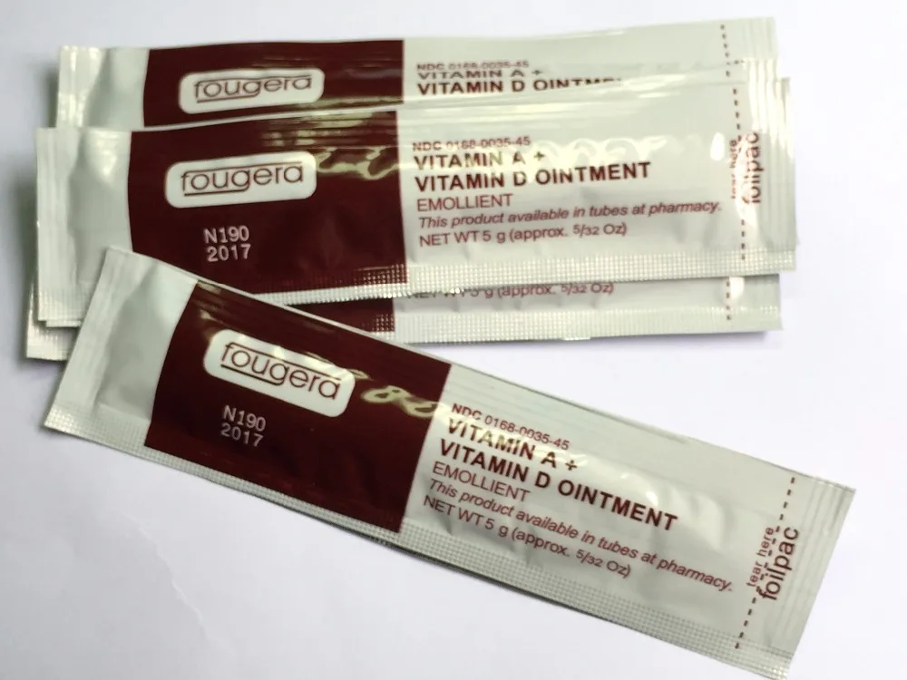 50 Pieces Box fougera ointment Used for Permanent Makeup Creams Ointment VITAMIN A + D OINTMENT Tattoo Accesories | Красота и