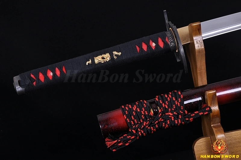 Японский самурайский летучая мышь ручной работы катана меч японский Кендо