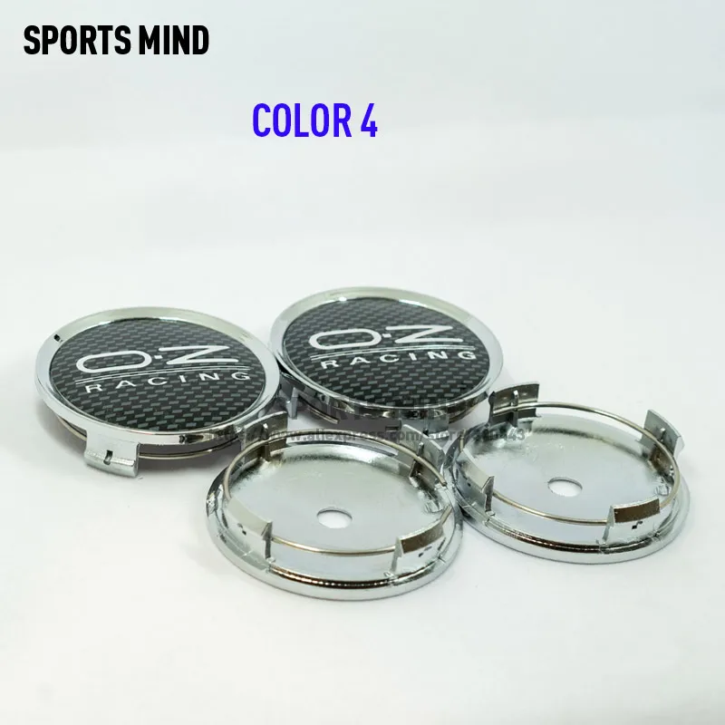 4 шт./лот 75 мм Центральная втулка колеса автомобиля колпачки для OZ Racing WHEEL эмблема логотип автомобиля аксессуары для укладки