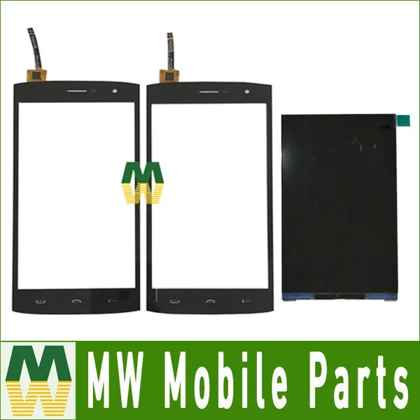 

1 шт./лот, высококачественный жк-дисплей с дигитайзером сенсорного экрана и фронтальным стеклянным сенсором для Homtom HT7