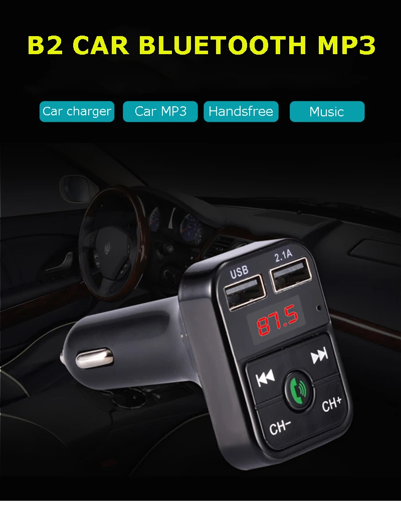 Автомобильный MP3-плеер transmteteur Авто bluetooth музыка громкой связи беспроводной комплект FM USB передатчик зарядное устройство FM модулятор автомобильные аксессуары