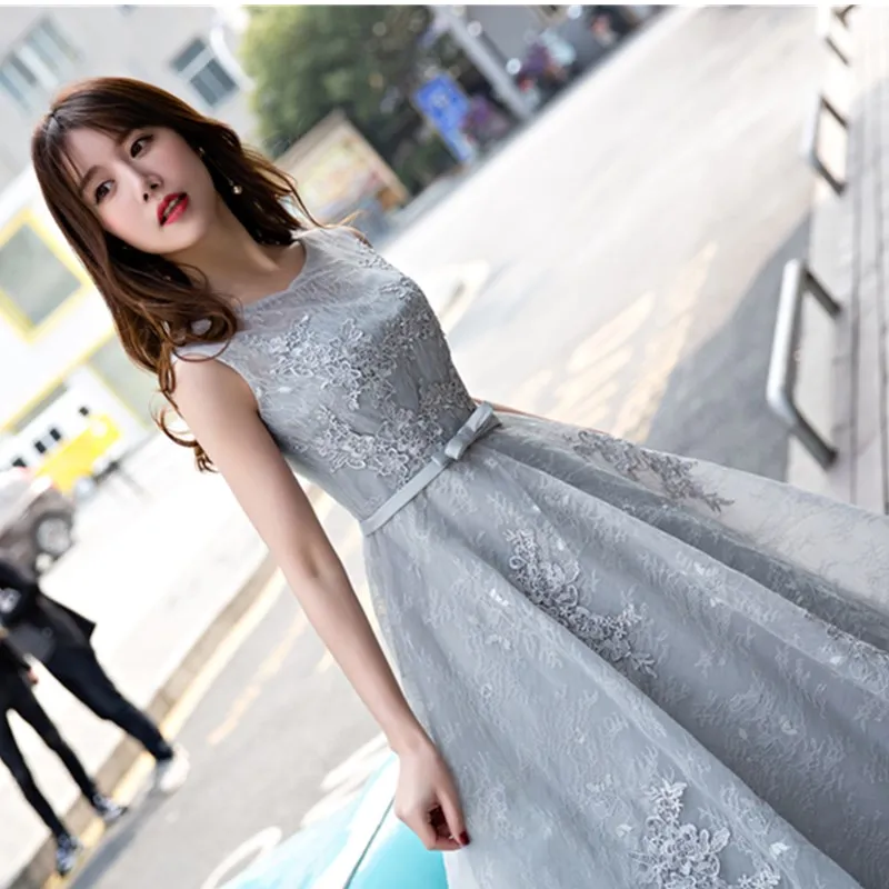 Ruthshen модные Выпускные платья трапециевидной формы кружева без рукавов