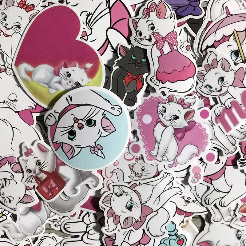 56 шт. Зонт кошка Мэри мультфильм забавные дети DIY Скрапбукинг альбом багаж ноутбук мотоцикл блокнот наклейка водонепроницаемые наклейки E0066