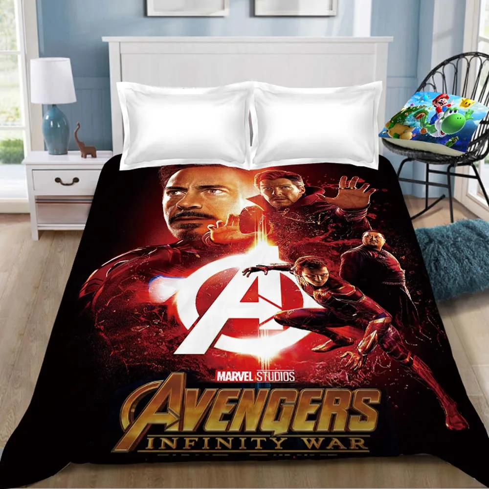 1 Простыня Marvel Мстители, Железный человек, капитан Марвел, капитан, простыня, постельное белье, покрывало, простыня(без наволочки - Цвет: 1