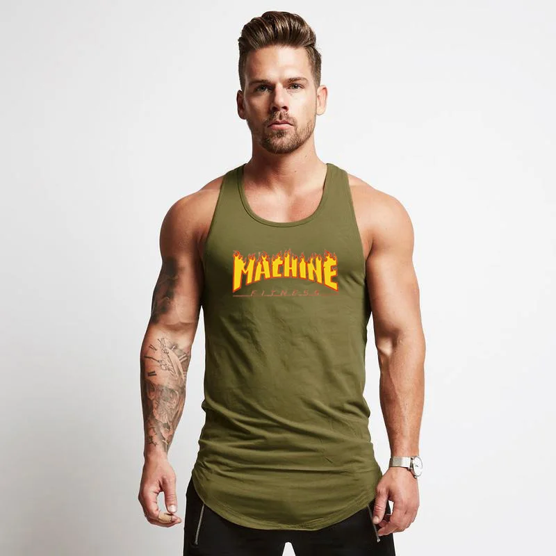 Летняя мужская Спортивная майка для бега бодибилдинга и фитнеса без рукавов