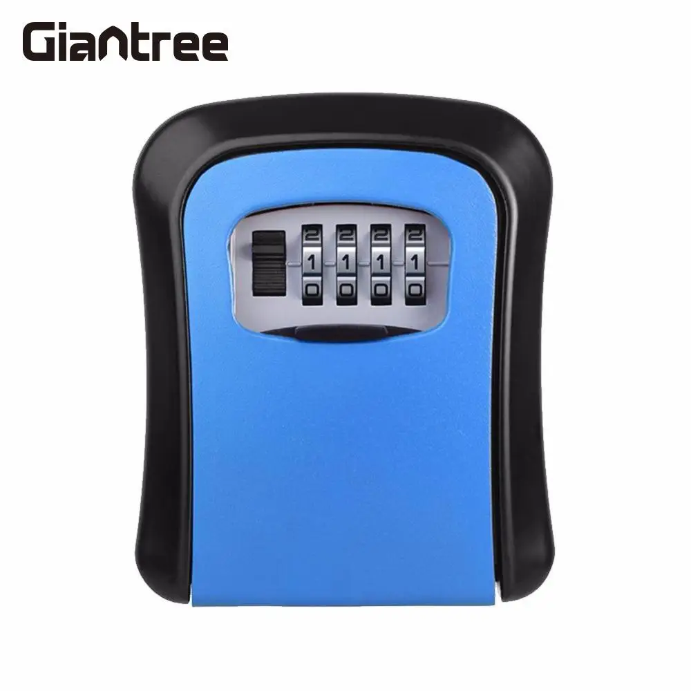 Giantree 4 значный замок для ключей с паролем безопасная коробка настенный хранения