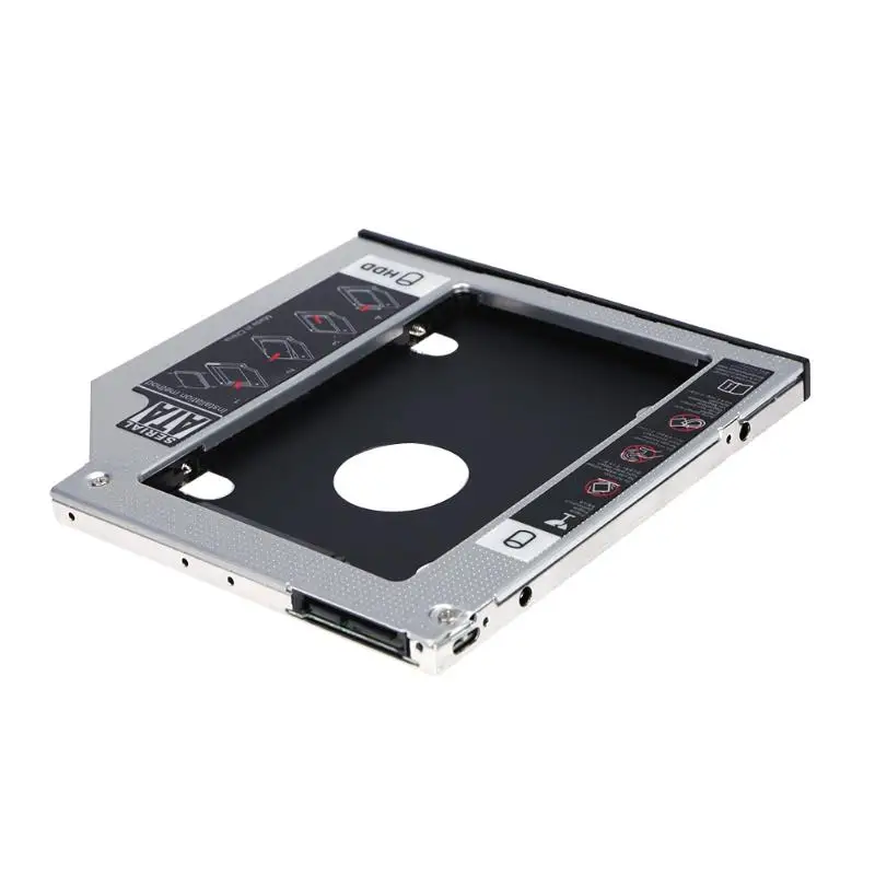 9 мм HDD SSD чехол жесткий диск HDD Оптический отсек Caddy Корпус жесткого диска CD-ROM дисковый отсек