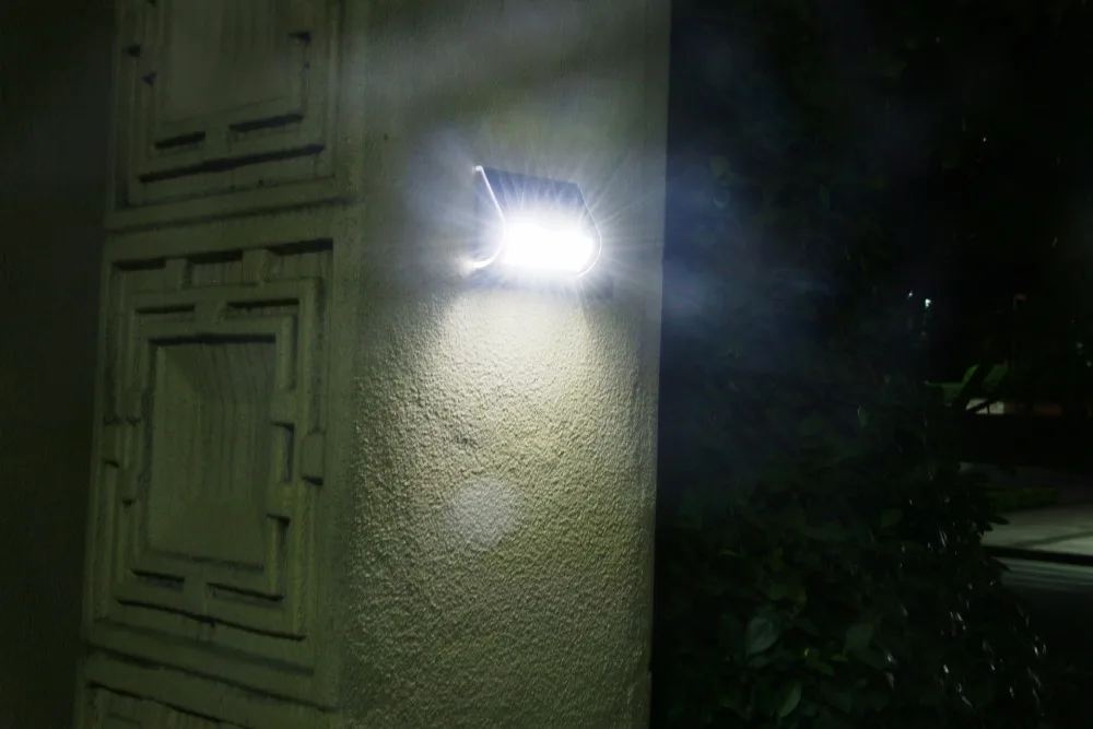 Водонепроницаемый светодиодный светильник на солнечной батарее датчик движения