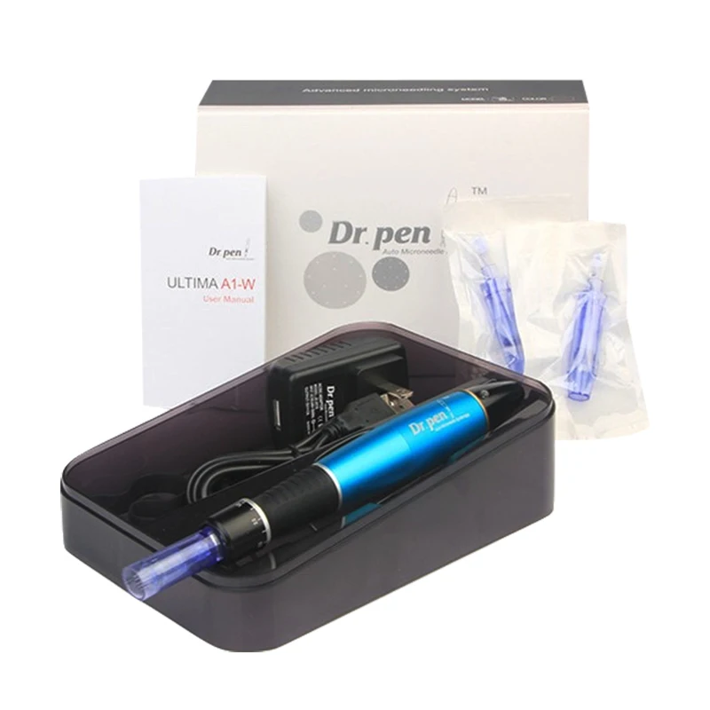 Беспроводная Dr.pen Ultima A1 профессиональная микроиглы ручка с 50 шт. иглы картриджи