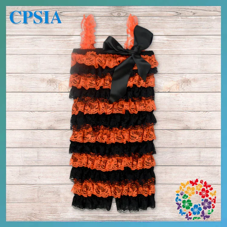 2pcs/lot Stylish! Baby Halloween Costumes Hot Lace Petti Rompers For Newborn halloween outfits for kids | Тематическая одежда и