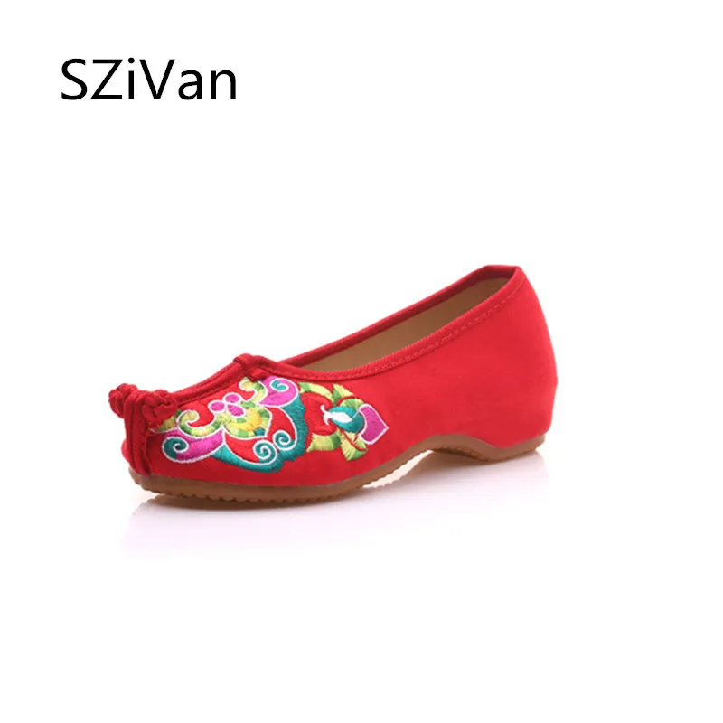 Женская обувь ручной работы на плоской подошве в китайском традиционном