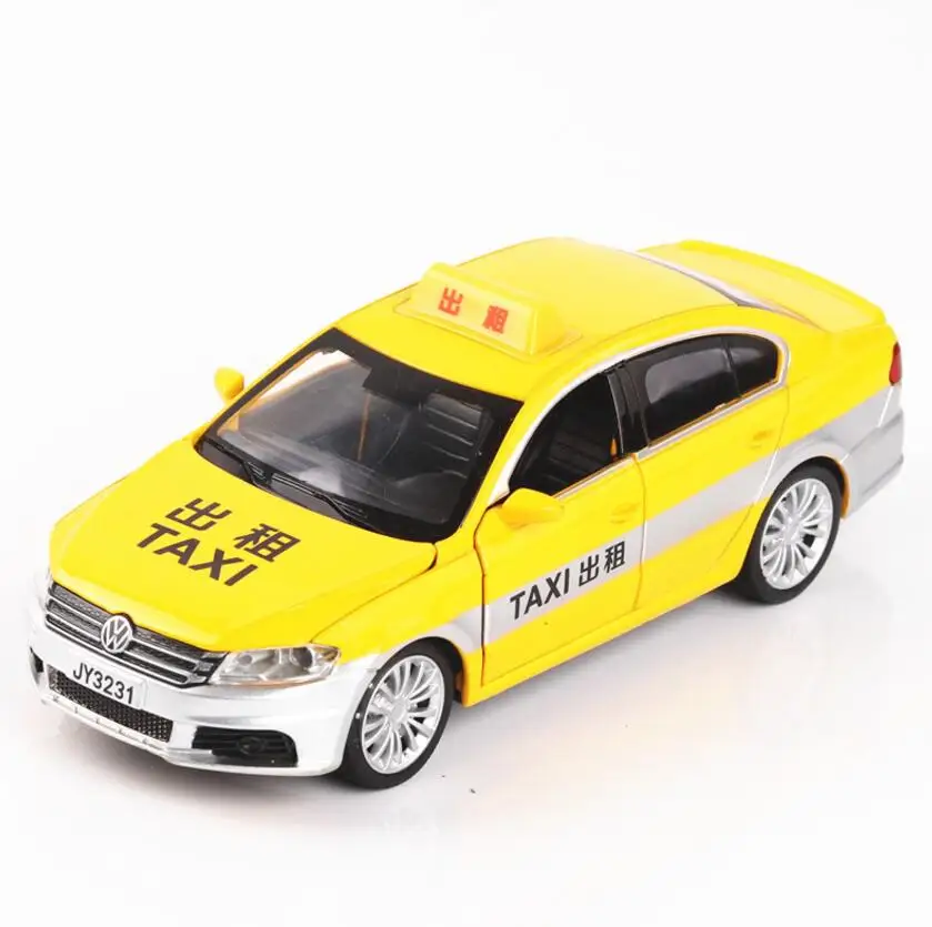 1/32 Diecasts & Toy Vehicles Volkswagen Lavida модель автомобиля такси со звуком и светом