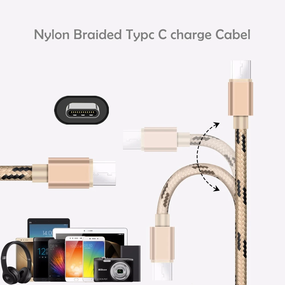 Зарядный кабель BYLEEN Type-C USB 3 1 для huawei honor 10 P10 P20 Nova 3e Samsung Galaxy S8 S9 plus A3 A5 A7 2017 Nexus 6P 5X |