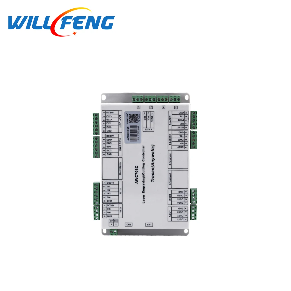 Будет ли Feng Trocen Awc708c Lite Co2 лазерный контроллер системы для Co2 лазерной гравировки резец машины. Лазерная материнская плата Запчасти