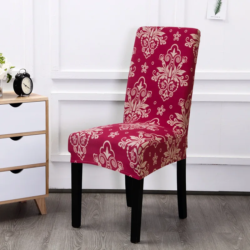 Colorful Chair Cover Spandex Stretch Elastic Kitchen Banquet Covers For Dining Room Wedding Party Hotel Home Decor | Дом и сад