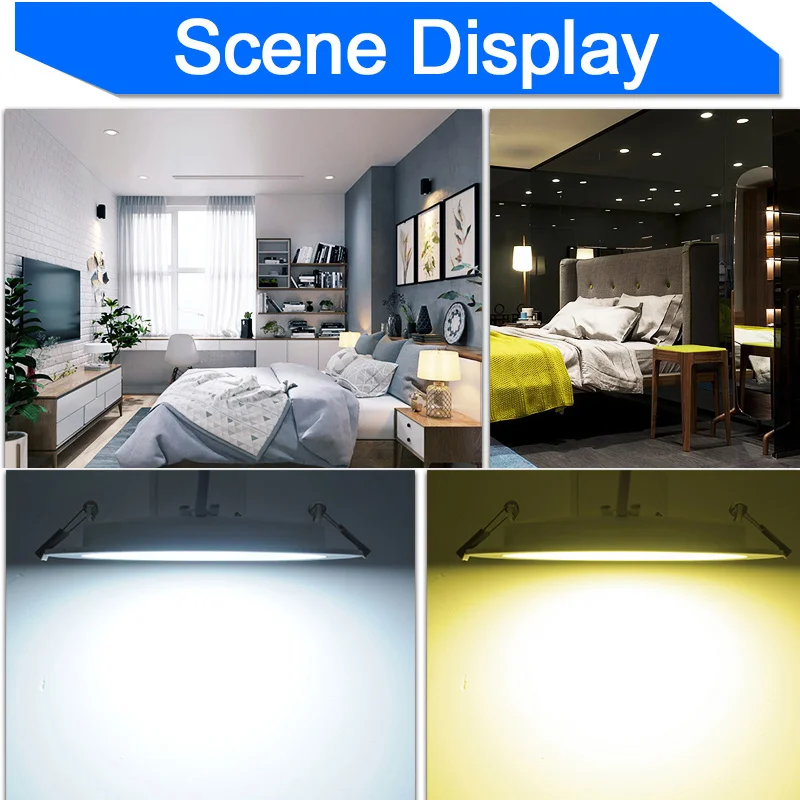 

Ultra thin led downlight lamp 3w 5w 7w 12w 18w 2835SMD AC 220V 240V led ceiling recessed grid downlight slim round panel light