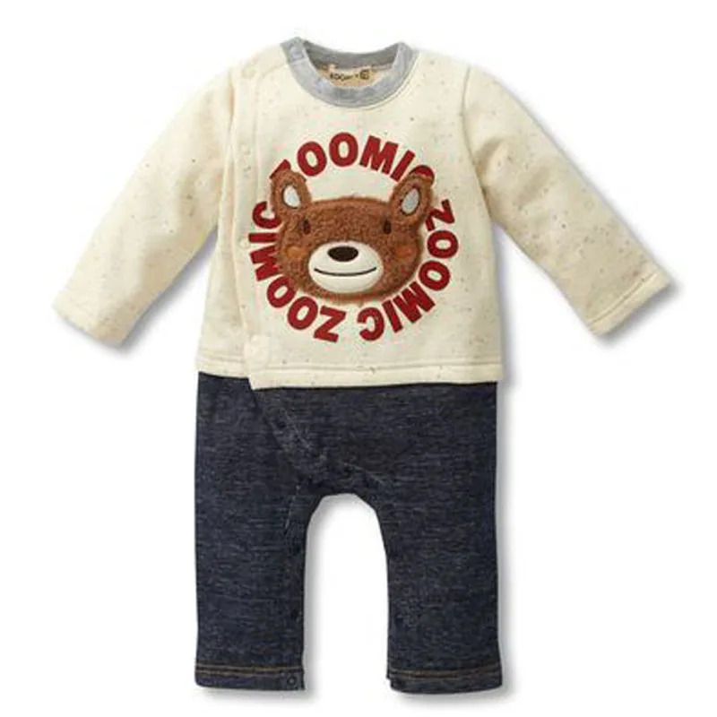 Брендовый детский осенне зимний костюм для младенцев Модный стильный комплект