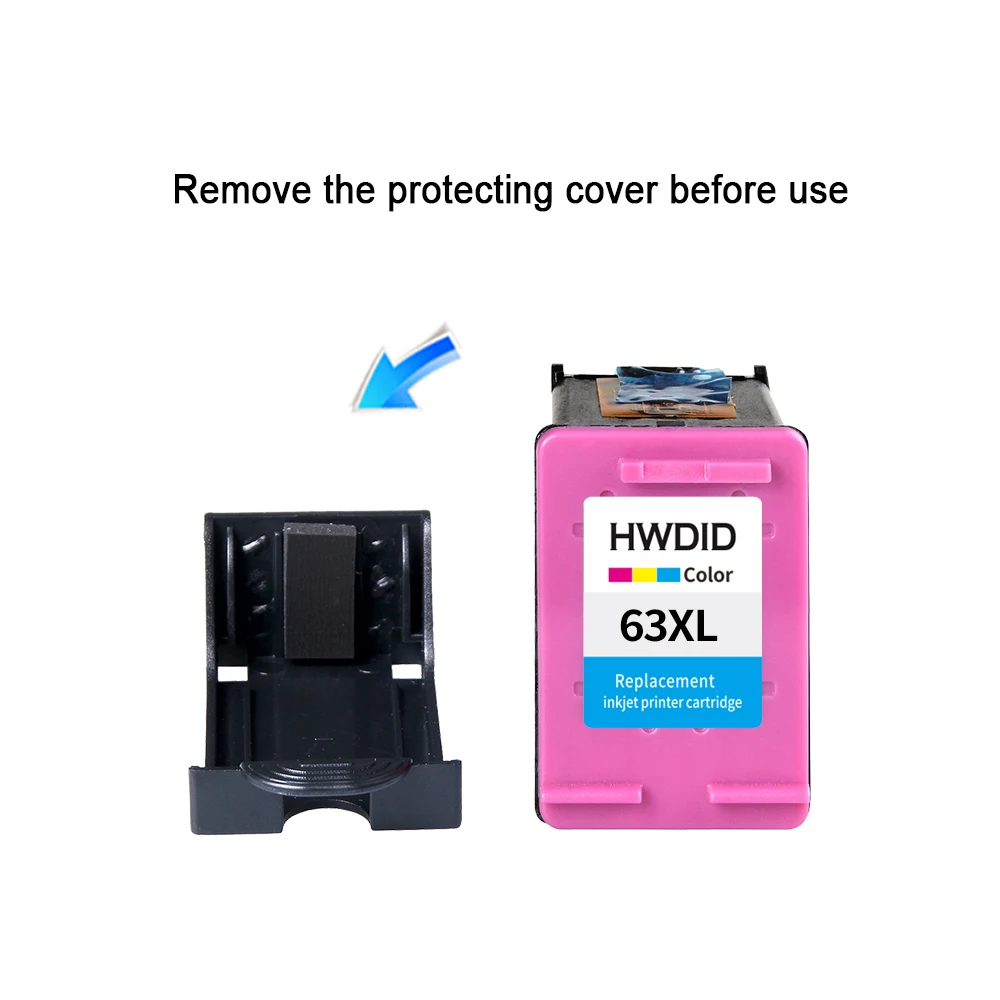 Сменный чернильный картридж HWDID 63XL для HP 63 XL Deskjet 1112 2130 3630 3632Officejet 3830 4652 Envy 4516 4520 |