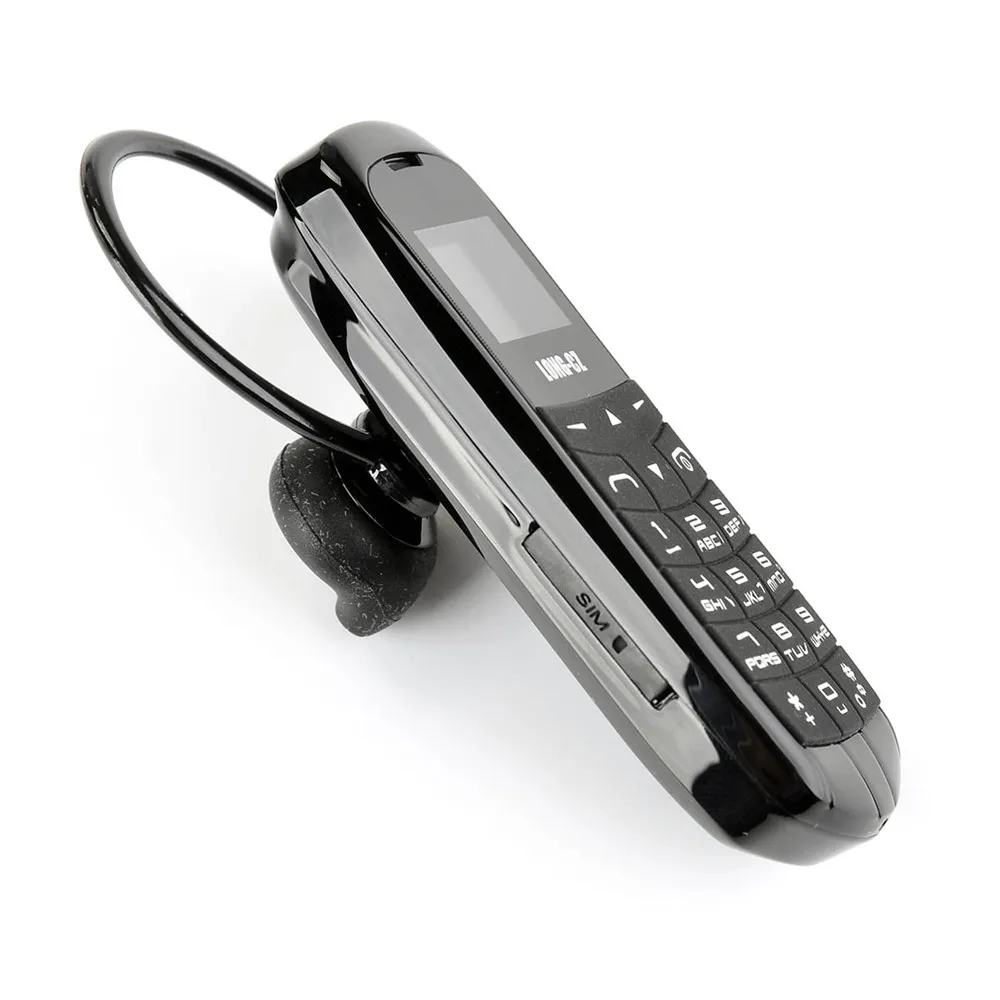 J8 Magic voice bluetooth dialer сотовый телефон FM мини Сотовый 3 0 наушники самый маленький