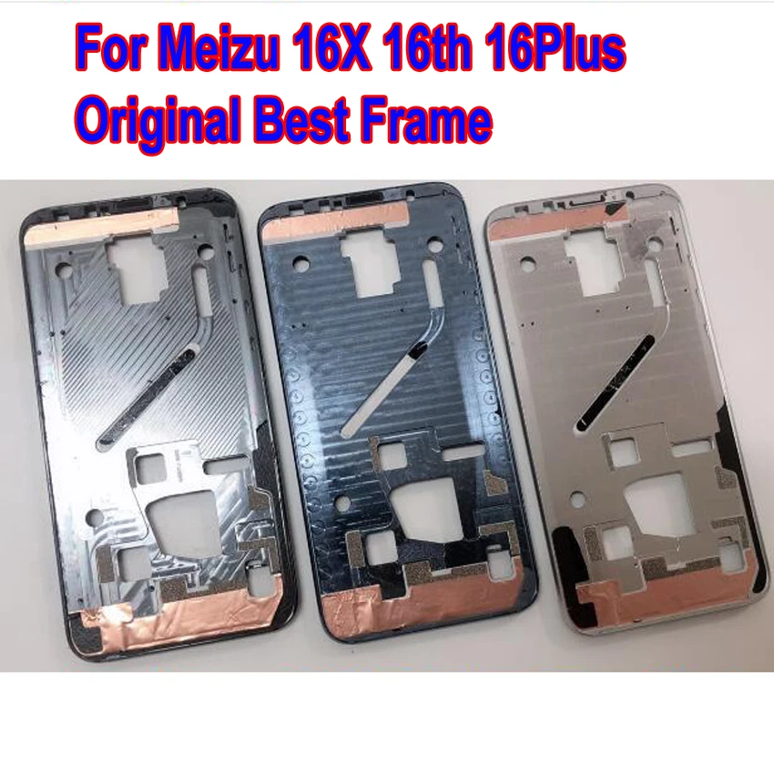 100% Оригинальный поддержки Передняя средняя рамка Корпус для Meizu 16X 16th 16 плюс
