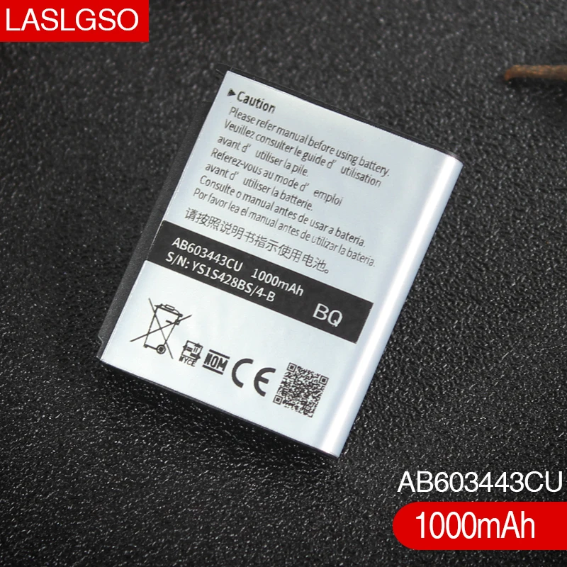 2 шт. хорошее качество 3 7 V AB603443CU батарея для SAMSUNG GT-S5230C GT-S5233A GT-S5233C GT-S5233S SGH-S5230 G808 G800 |